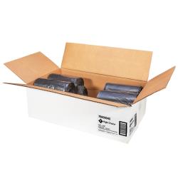 Right Choice™ HDPE 12/16-Gal Can Liner Roll, Black, 24" x 33" (1000Pack)