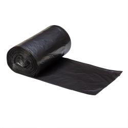 Right Choice™ HDPE 12/16-Gal Can Liner Roll, Black, 24" x 33" (1000Pack)