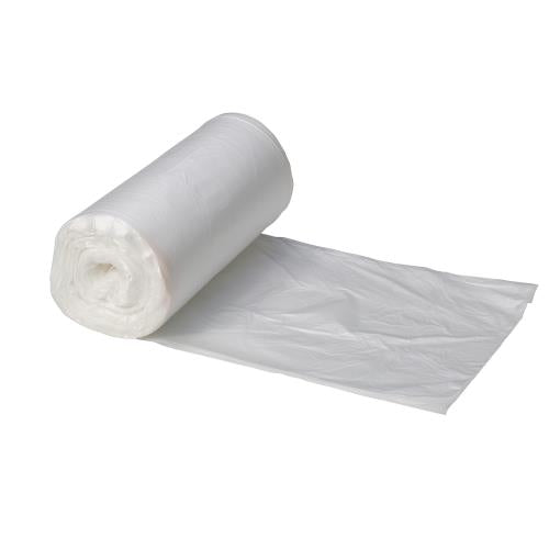 Right Choice™ HDPE Can Liner Roll 8 Mic, Natural, 12/16 Gallon, 24" x 33" (1000Pack)