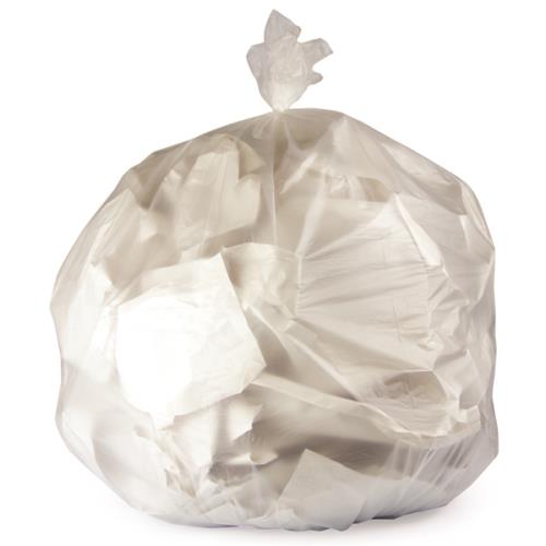 Right Choice™ HDPE 20/30-Gal Can Liner Roll, Natural, 30" x 37" (500Pack)