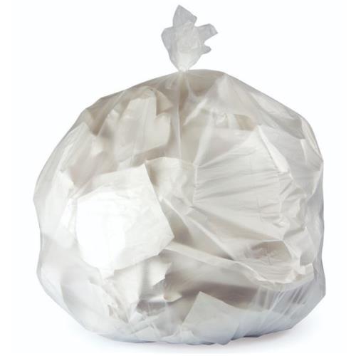 Right Choice™ HDPE 40/45-Gal Can Liner Roll, Natural, 16 Mic, 40" x 48" (250Pack)