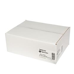 Right Choice™ HDPE 40/45-Gal Can Liner Roll, Black, 40" x 48", 16 mic (250Pack)