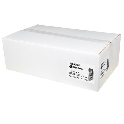 Right Choice™ HDPE 40/45-Gal Can Liner Roll, Natural, 40" x 46", 11 mic (250Pack)