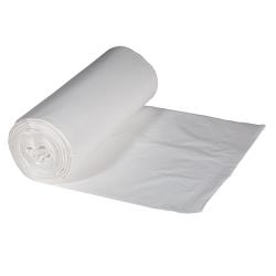 Right Choice™ HDPE 60-Gal Can Liner Roll, Natural, 38" x 60", 22 mic (150Pack)