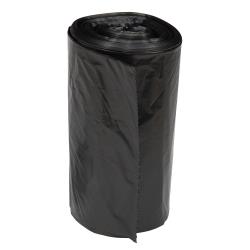 Right Choice™ LDPE 12/16-Gal Can Liner Roll, Black, 24" x 32", 1 mil (250Pack)