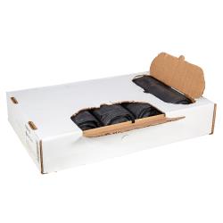 Right Choice™ LDPE 33-Gal Can Liner Roll, Black, 33" X 39", 1.2 mil, (100Pack)