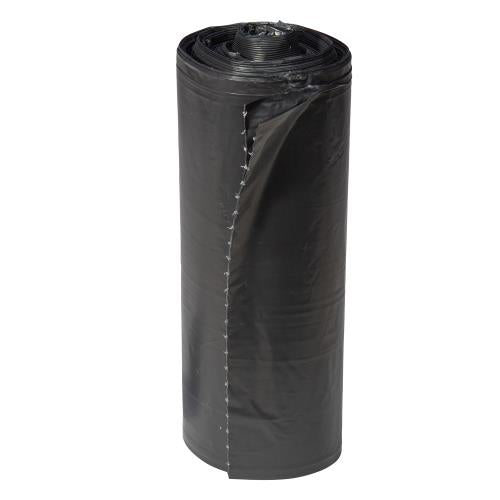 Right Choice™ LDPE 33-Gal Can Liner Roll, Black, 33" X 39", 1.2 mil, (100Pack)