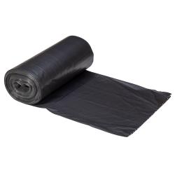 Right Choice™ LDPE 33-Gal Can Liner Roll, Black, 33" X 39", 1.2 mil, (100Pack)