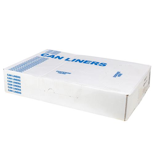 Right Choice™ LDPE (Repro) 33-Gal Flat Can Liner, Black, 33" X 39", 1.3 mil (100Pack)