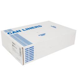 Right Choice™ LDPE (Repro) Can Liner Roll, Black, 60 Gal, 1.5 Mil, 38" x 58" (100Pack)
