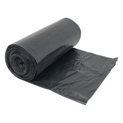 Right Choice™ LDPE (Repro) Can Liner Roll, Black, 60 Gal, 1.5 Mil, 38" x 58" (100Pack)