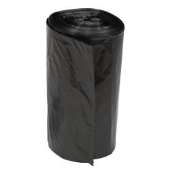 Right Choice™ LLDPE (Repro) 12/16-Gal Can Liner Roll, Black, 24" x 32", 1.25 mil (250Pack)