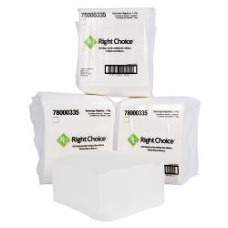 Right Choice™ Beverage Napkin 1-Ply, White, 9" x 9 (4000Pack)
