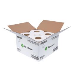 Right Choice™ Jumbo Roll Tissue 2-Ply, White, Recycled Paper, 3.3" x 1000' (12Pack)