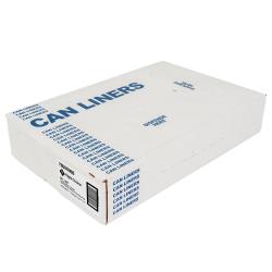 Right Choice™ LLDPE PE Can Liner, Natural, 28" x 48", 30 Gal, 1,2 Mil (200Pack)