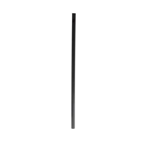7 3/4"BLACK JUMBO UNWRAPPED STRAW (500Pack)