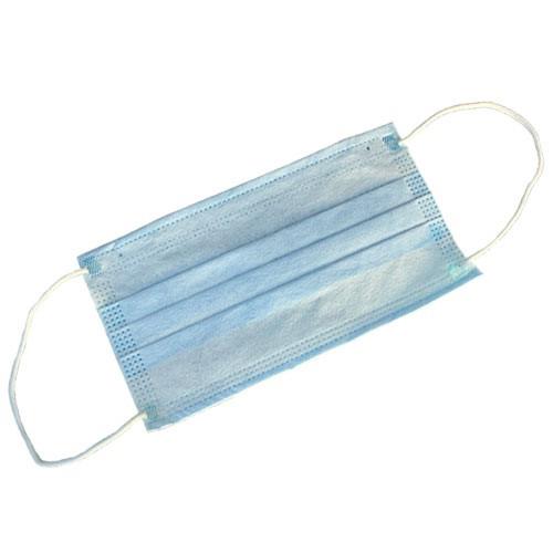 3-Ply Disposable Standard Use Face Mask with Ear-Loops (50Pack)