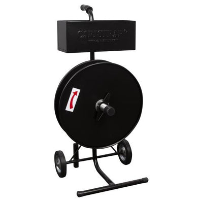 10042CWD-74 PORTABLE DISPENSER F/STRAPPING STEEL 16X18X38 BLK