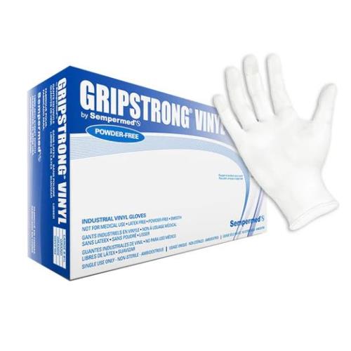 GRIPSTRONG Glove, Vinyl, Size Variety (1000Pack)