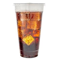 EcoSystems 100% Post Consumer RPET Cold Cup, Clear, 24 oz (600Pack)