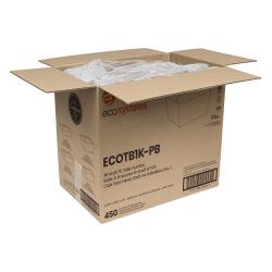 EcoSystems #1 Poly Coated Paperboard 95% PCR Take Out Boxes, Kraft, (450Pack)