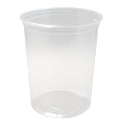 EcoSystems Polypropylene Round Deli Container, Translucent, 32 oz (500Pack)