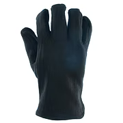 Red Fleece lined Jersey Glove - Slip-on Style