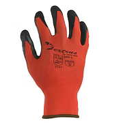 Nylon Knit with Crinkle Latex Finish Palm. S-XL