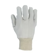Canvas Clute Cut, Straight Thumb, Knit Wrist, 10 oz. Size: Large