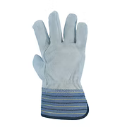 Premium Grade Leather Palm, Full Leather Back, 2.5" Rubberized Cuff, S-2XL