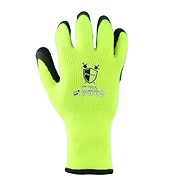 Fleece Lined Knit Glove with Micro-Foam Nitrile Palm Coated