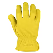 Premium Grade Elkskin Grain Drivers Glove, Wing Thumb, Leather Hemmed, Shirred Elastic Back. Sizes: XS-2XL