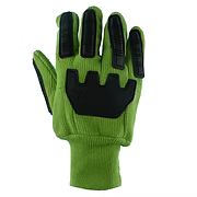 Green Corded Double Palm with Impact level1 and Cut A2