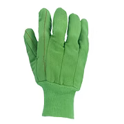 Hi-Vis Green Corded Double Palm, Poly/Cotton