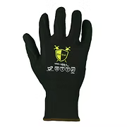 Black Nitrile Foam Dip Palm, Black HPPE Liner, S-2XL