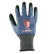 Cut A9, Abrasion 4, Puncture 5, 18 Gauge, Polyurethane Palm, Blue, S-2XL