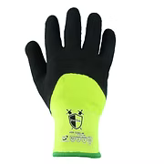Fleece Lined Knit Glove with Micro-Foam Nitrile 3/4 Coated