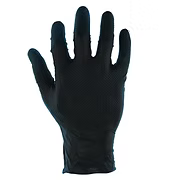 Black Nitrile, Heavy Texture Diamond Pattern, 8 mil, Extended Cuff, Sizes S-2XL