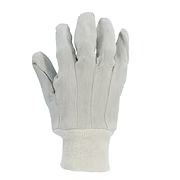 Canvas Clute Cut, Straight Thumb, Knit Wrist, 8 oz.