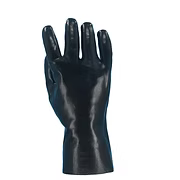 Black PVC, Smooth Finish, Interlock Lining, 12", Large