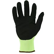 Lightweight, 18 gauge, A5 Cut Resistant, Sandy Nitrile Palm, Hi-Vis Yellow, S-2XL