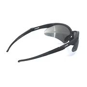 Safety Glasses, Op-Teks Style, Black Frame, Gray Lens