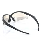 Safety Glasses, Op-Teks Style, Black Frame, Indoor/Outdoor Lens