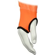 18" A5 Cut Resistant Sleeve with Hook and Loop Closure on Top arm and Thumbhole on Bottom, Orange Color