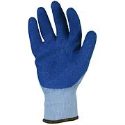 Cotton/Polyester String Knit with Crinkle Finish Latex Palm, S and XL