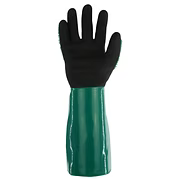 Elbow Length Double Dipped Nitrile, Cut A6, Impact 2, Abrasion 6, Puncture 4