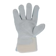 Premium Grade Split Cowhide, Canvas Back, 2.5” Rubberized Cuff, Kevlar Sewn, S-XL