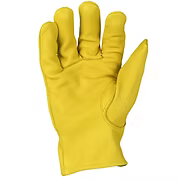 Premium Grade Elkskin Grain Drivers Glove, Keystone Thumb, Leather Hemmed, Shirred Elastic Back. Sizes: XS-2XL