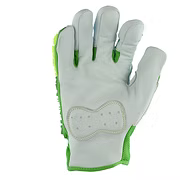 Hi Vis Goatskin Mechanics glove. Anti-Vibration Palm Cut A6, Impact 2, Puncture 4. Green Spandex back with Green and Yellow TPR. M-2XL