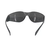 Safety Glasses, Clear View Style, Gray Lens